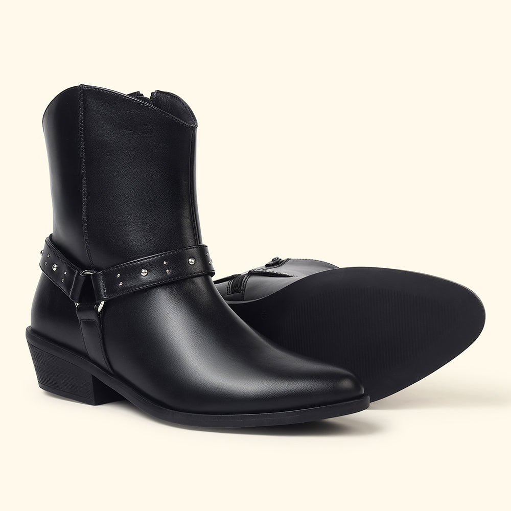 Slays Studs Mid Calf Boots for Women