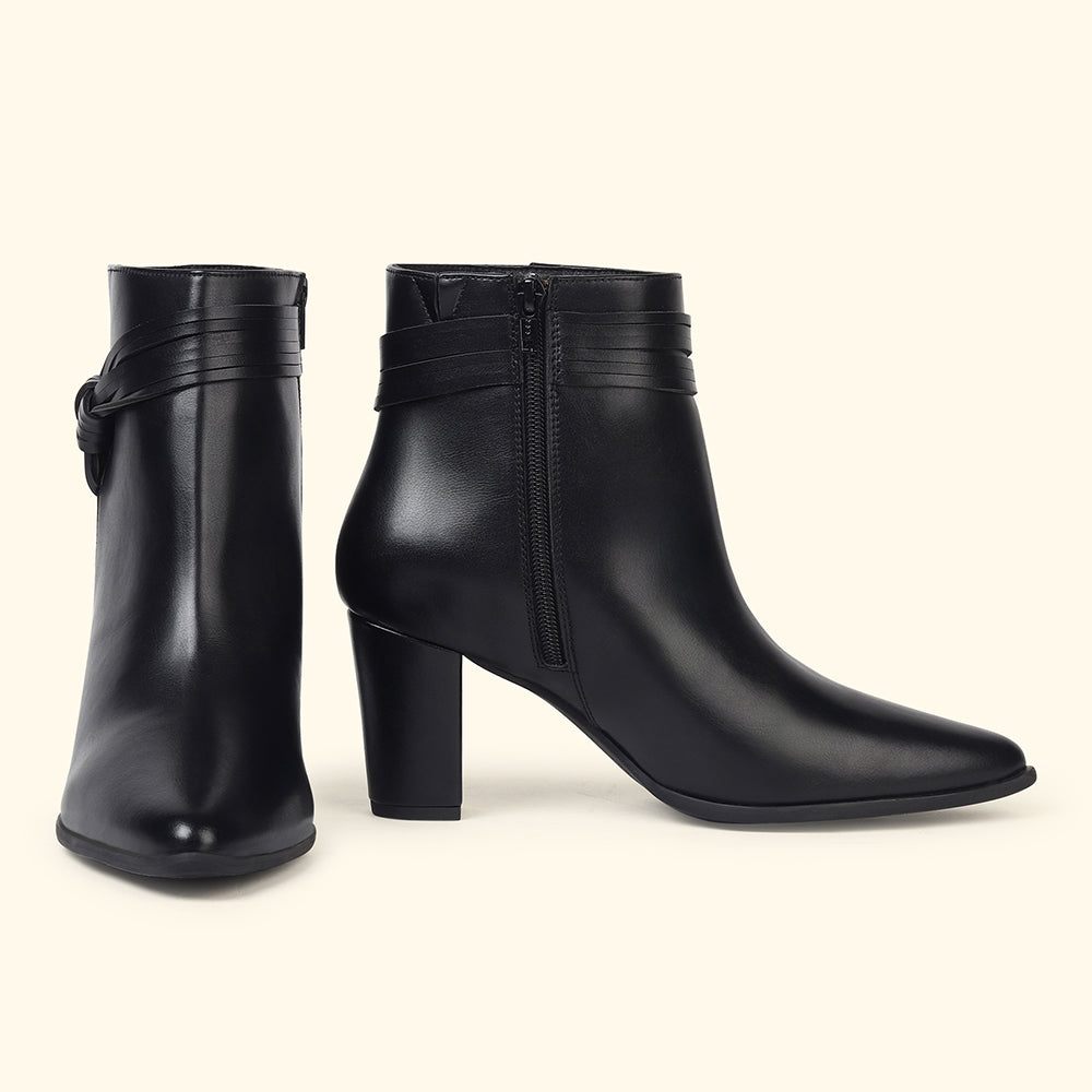 Slays Knot Ankle Length Boots for Women