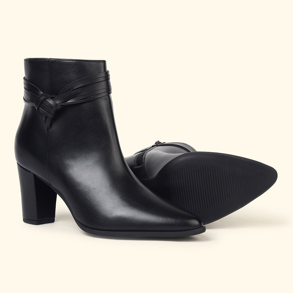 Slays Knot Ankle Length Boots for Women