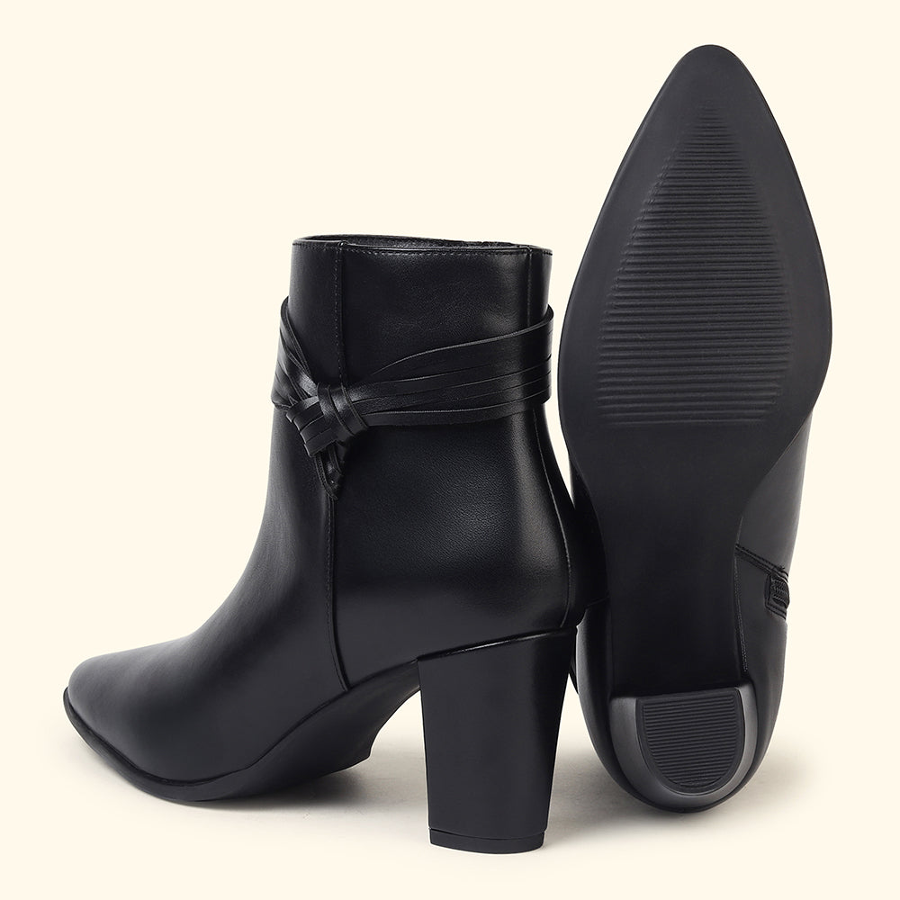 Slays Knot Ankle Length Boots for Women