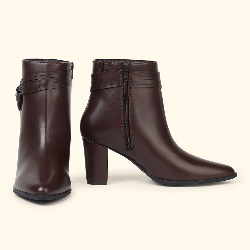 Slays Knot Ankle Length Boots for Women