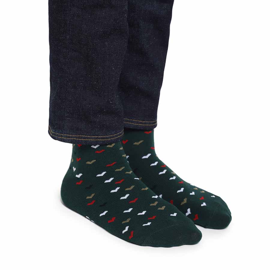 Heart Printed Ankle Socks