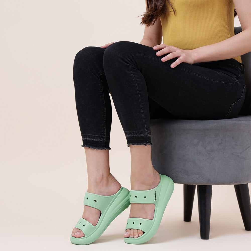 Double Strap Clog Sandals for Women