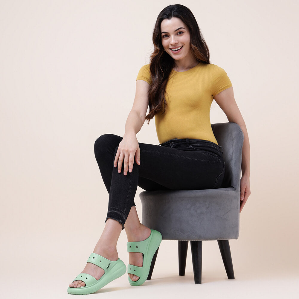Double Strap Clog Sandals for Women