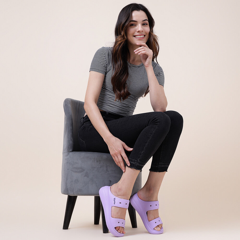 Double Strap Clog Sandals for Women