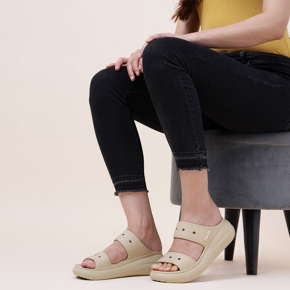 Double Strap Clog Sandals for Women