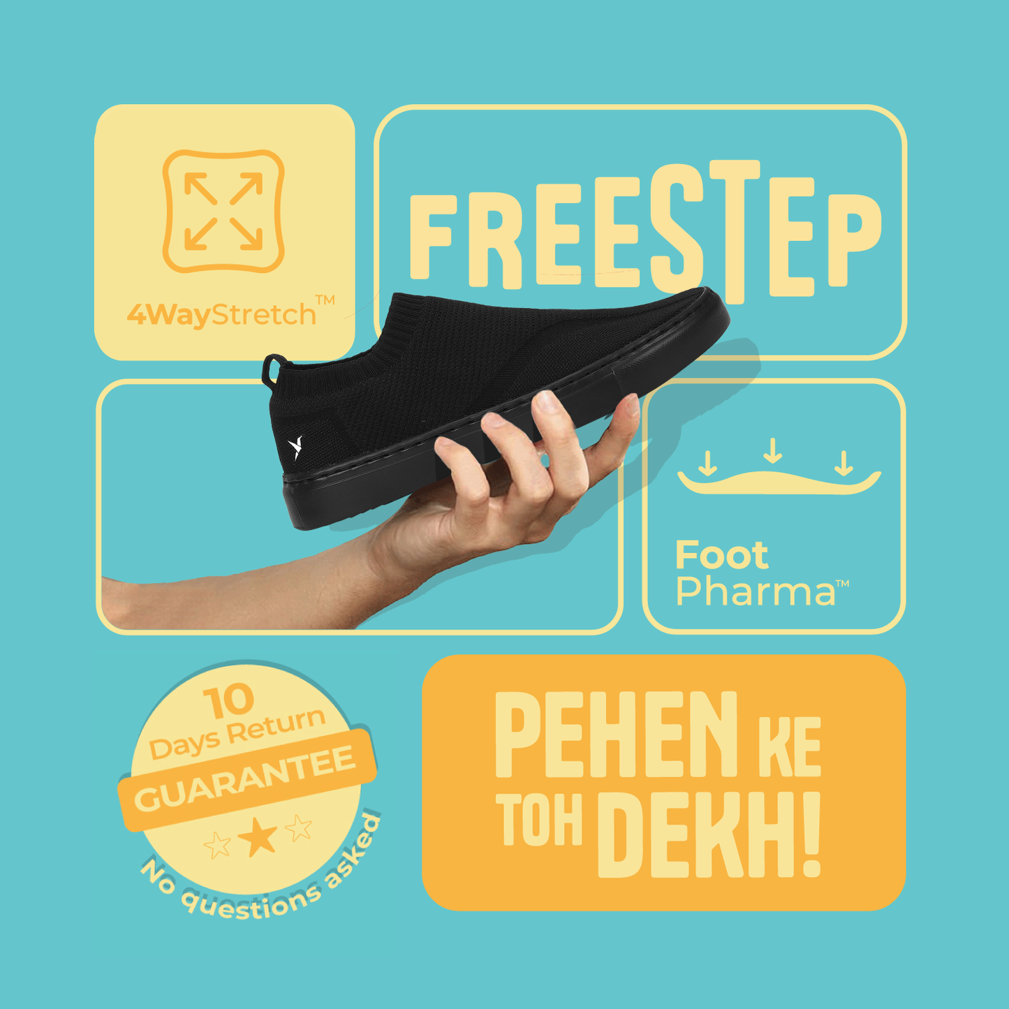 FreeStep Men Slip-ons