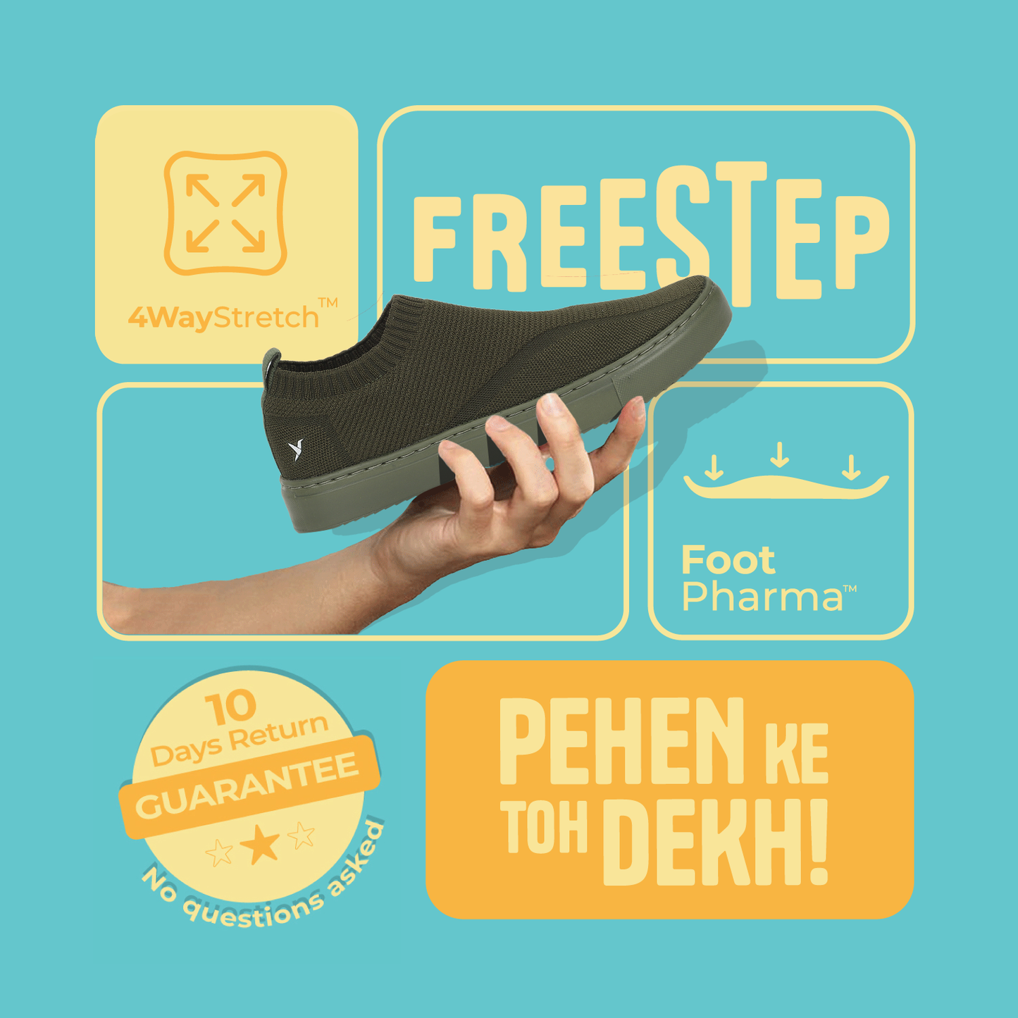 FreeStep Men Slip-ons