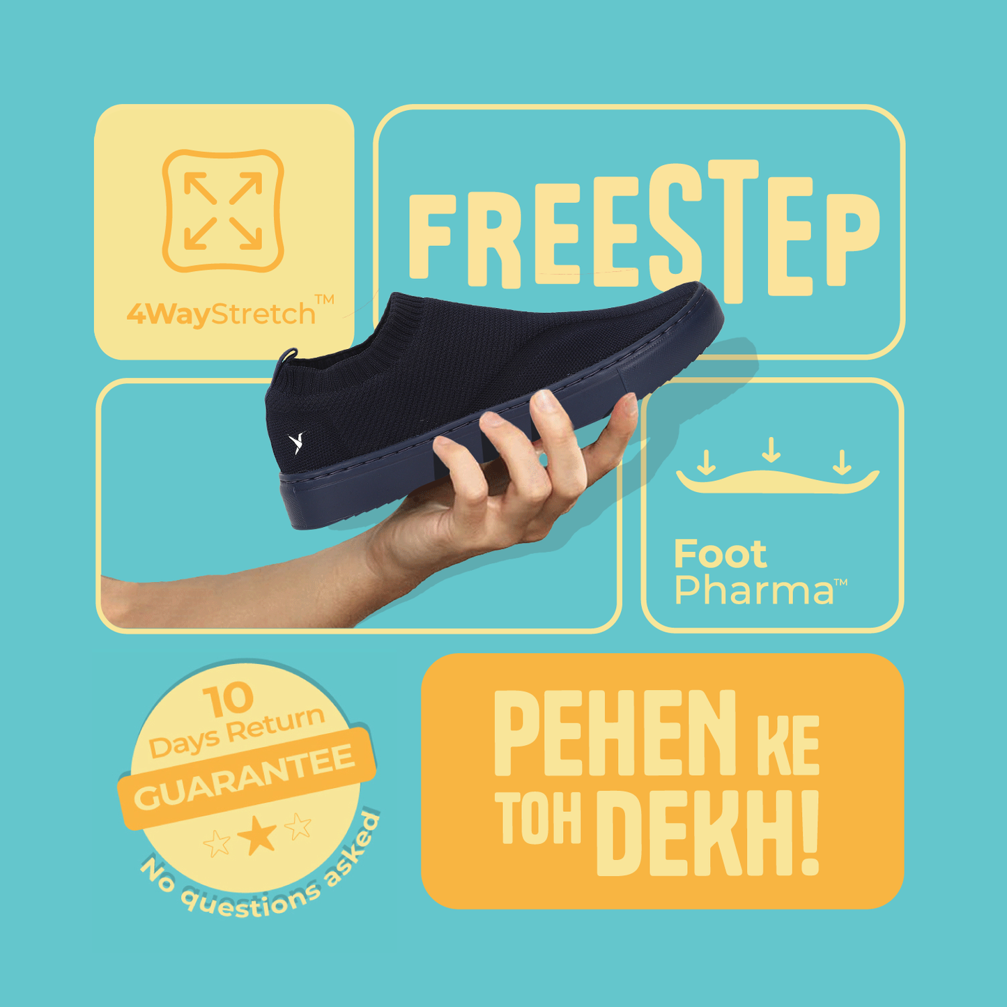 FreeStep Men Slip-ons
