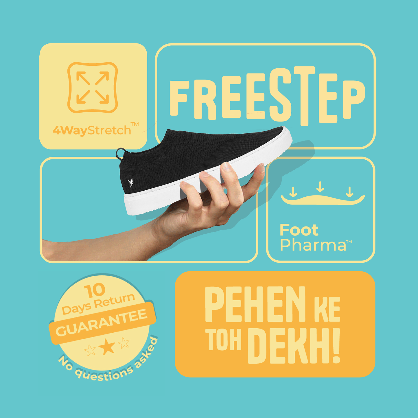 FreeStep Men Slip-ons